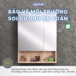 Tủ gương CAESAR EM1160W7V treo tường - Ảnh 7