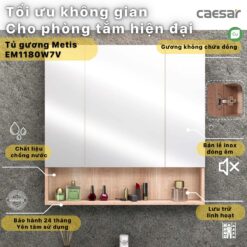 tinh nang Tu guong CAESAR EM1180W7V treo tuong 1