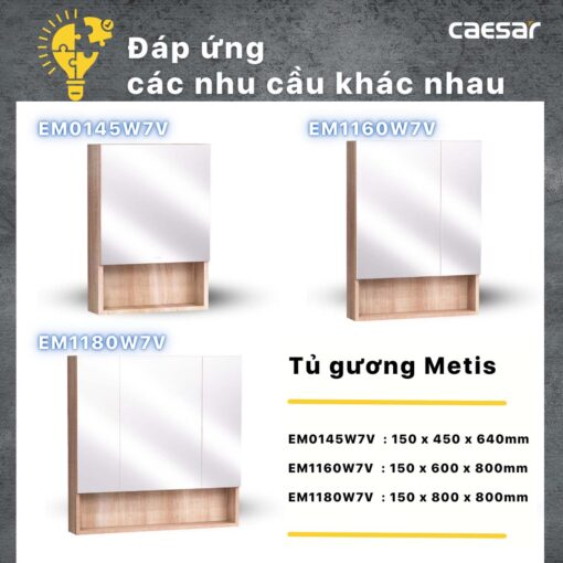 tinh nang Tu guong CAESAR EM1180W7V treo tuong 8