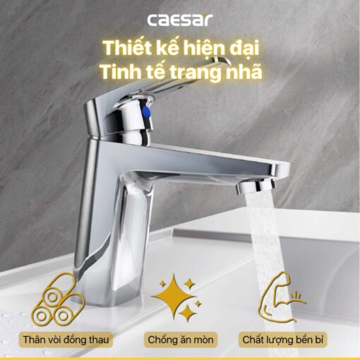 tinh nang Voi lavabo CAESAR B119C nuoc lanh 3