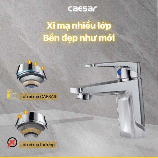 tinh nang Voi lavabo CAESAR B119C nuoc lanh 4