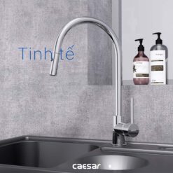 Vòi rửa bát CAESAR K079C lạnh rút dây 10 tinh nang Voi rua bat CAESAR K079C lanh rut day 10