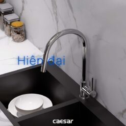 Vòi rửa bát CAESAR K079C lạnh rút dây 5 tinh nang Voi rua bat CAESAR K079C lanh rut day 5