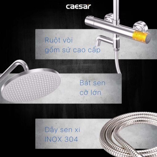 tinh nang Voi sen cay Caesar S1038S nhiet do 13