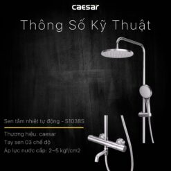 tinh nang Voi sen cay Caesar S1038S nhiet do 14