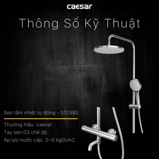 tinh nang Voi sen cay Caesar S1038S nhiet do 14