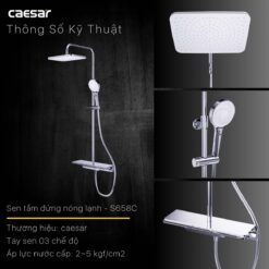 tinh nang Voi sen cay Caesar S658C nhiet do 13