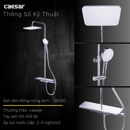 tinh nang Voi sen cay Caesar S658C nhiet do 13