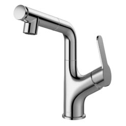 Vòi lavabo TOTO TLS083J0V nóng lạnh rút dây cổ cao