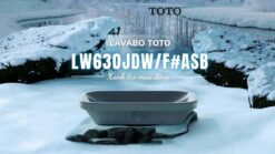 hình ảnh thực tế Chậu lavabo đặt bàn TOTO LW630JDW:F#ASB