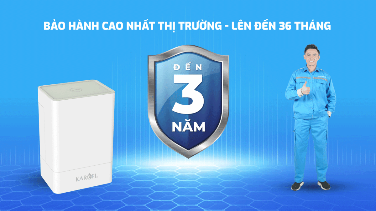 Bảo-hành-36-tháng-Máy-lọc-nước-Karofi-KAQ-U98