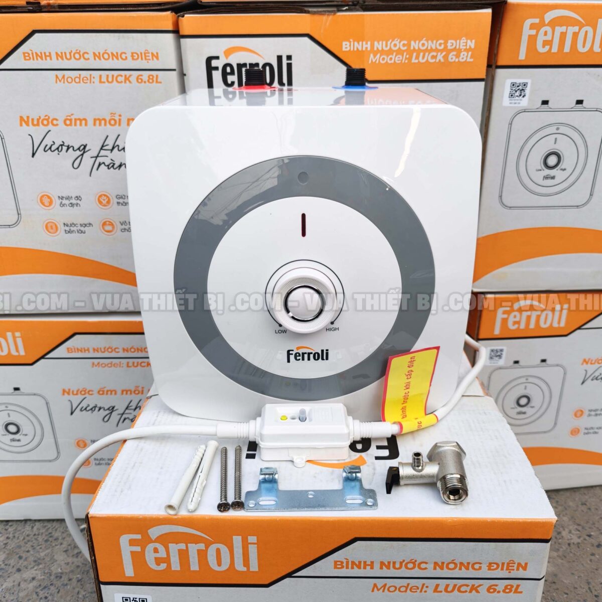 Bình & phụ kiện của Bình nóng lạnh FERROLI LUCK 6.8L lít gián tiếp cho bếp1