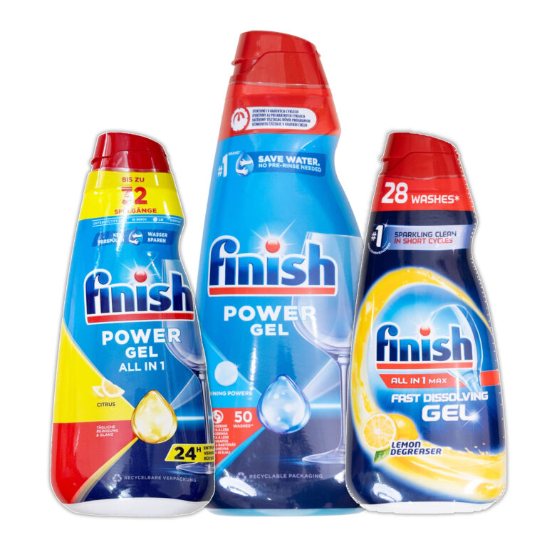 Gel rửa bát Finish Power All in 1 chai 1000ml 700ml 650ml