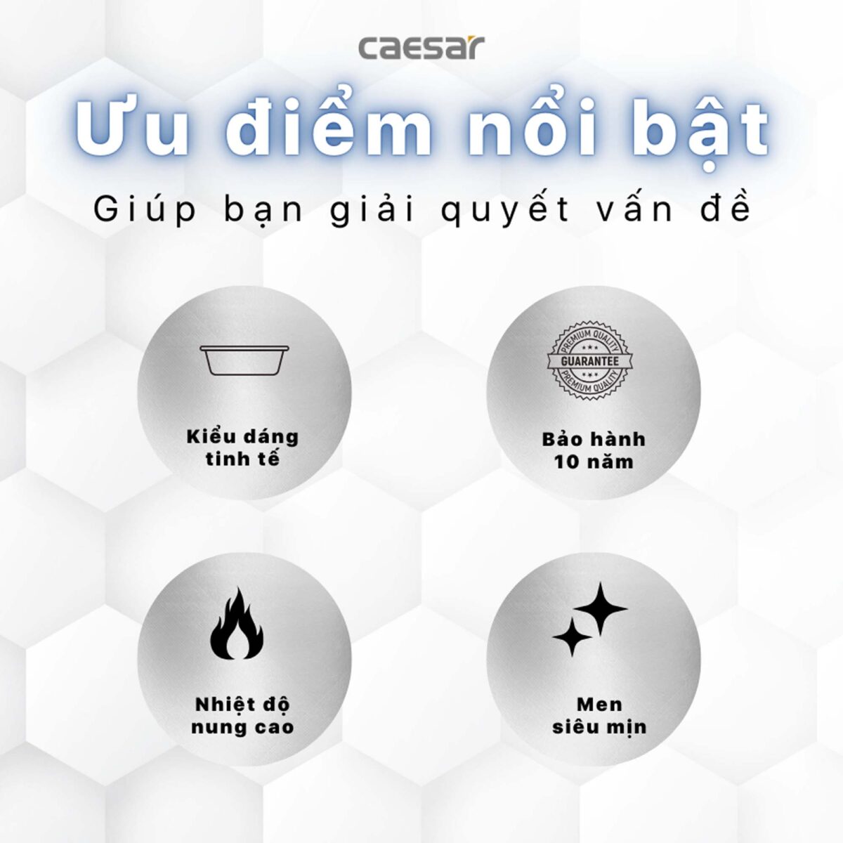 Chậu lavabo đặt bàn CAESAR LF5357 - Ảnh 7