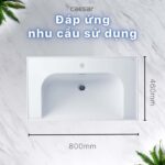 Chậu lavabo đặt bàn CAESAR LF5358 - Ảnh 12