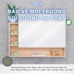 Tủ gương CAESAR EM01100W7V - Ảnh 3