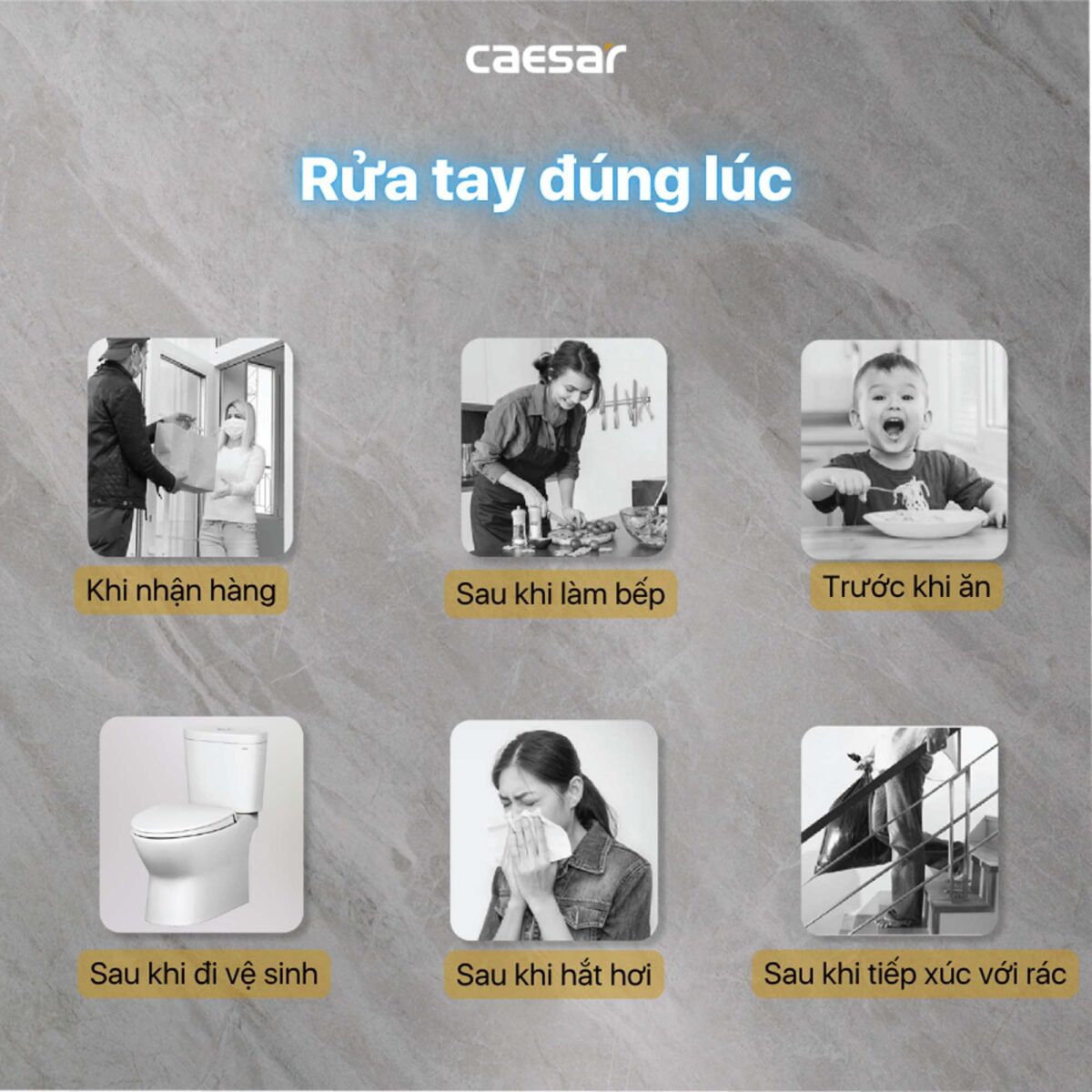 Vòi lavabo CAESAR B191C dây rút cổ cao - Ảnh 4
