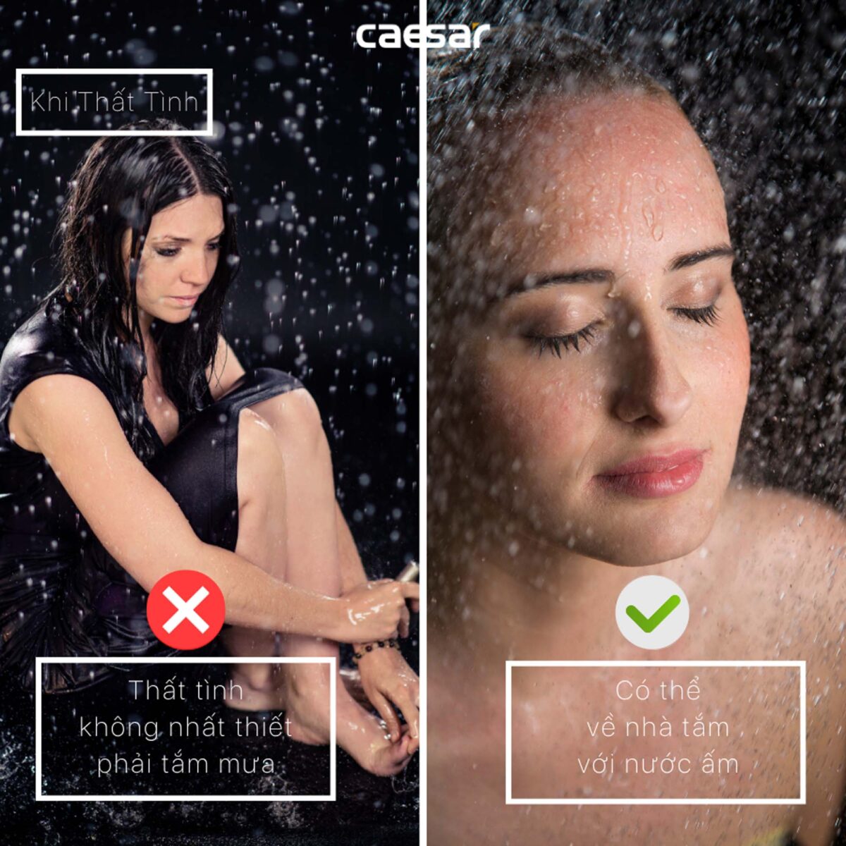 Vòi sen tắm CAESAR TS620 nhiệt độ - Ảnh 5