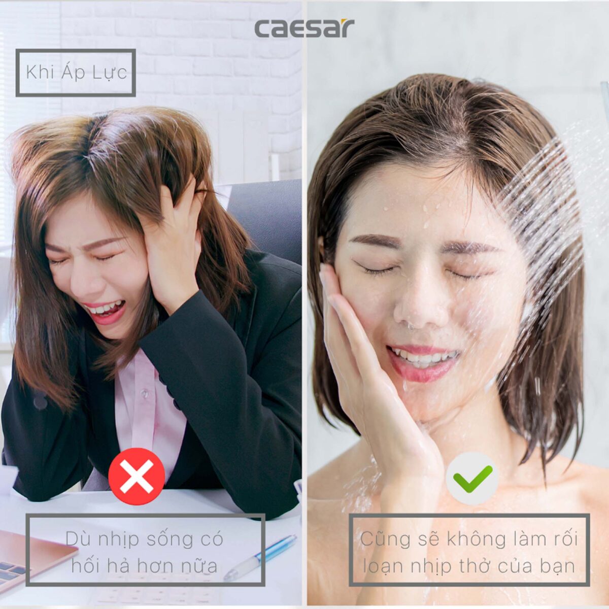 Vòi sen tắm CAESAR TS620 nhiệt độ - Ảnh 7