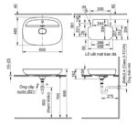 Chậu lavabo đặt bàn INAX AL-692V Aqua Ceramic - Ảnh 2