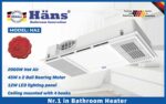 Quạt sưởi nhà tắm HANS HA2 đa năng - Ảnh 4
