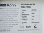 Quạt sưởi nhà tắm KOHN PT04G âm trần đa năng - Ảnh 11
