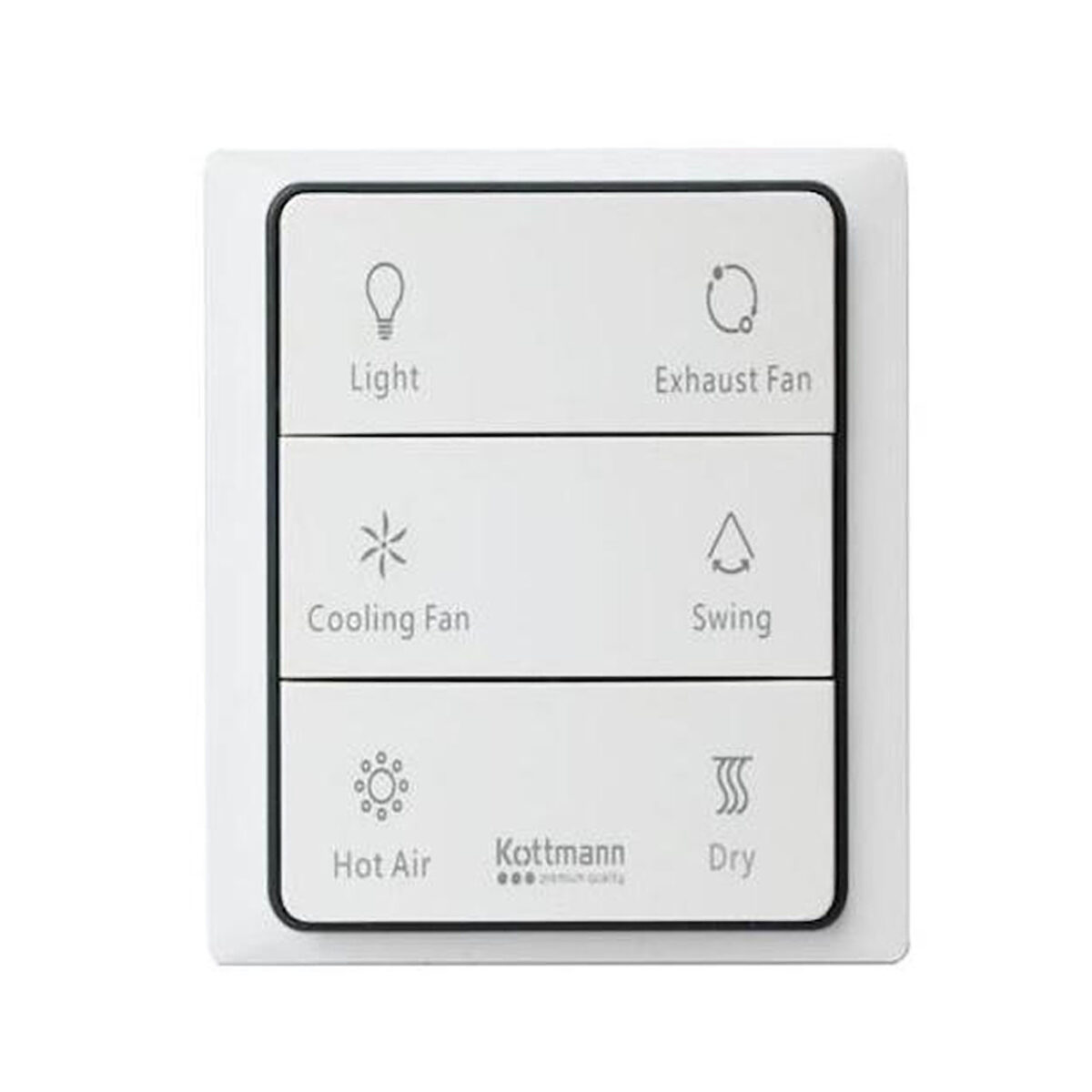 Quạt sưởi nhà tắm KOTTMANN K8 đa năng - Ảnh 7