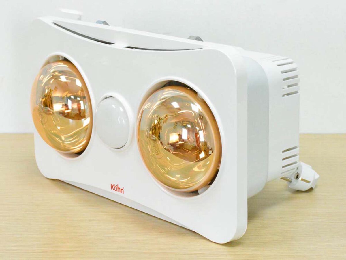 Đèn sưởi KOHN BK02G BK02GR âm trần 2 bóng - Ảnh 4