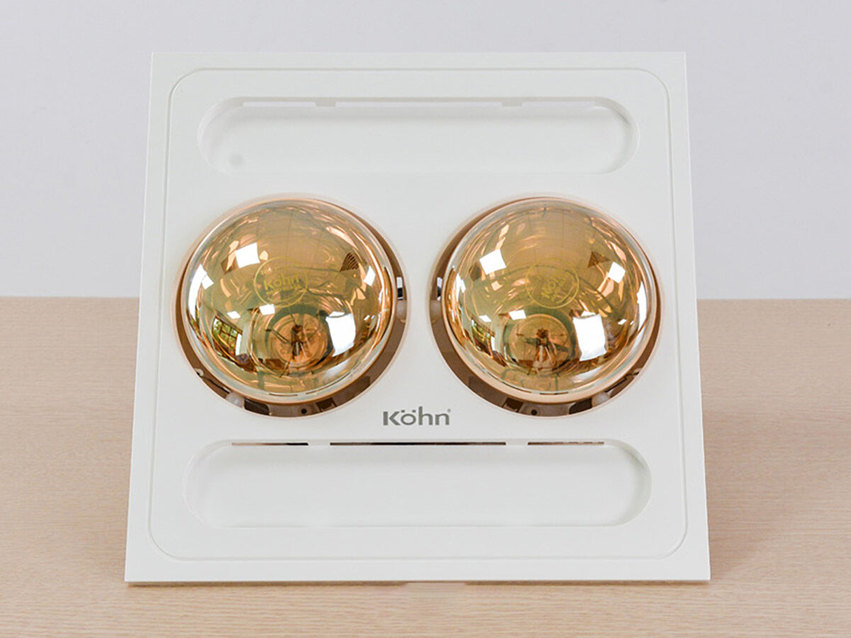 Đèn sưởi KOHN BK03G BK03GR âm trần 2 bóng - Ảnh 5