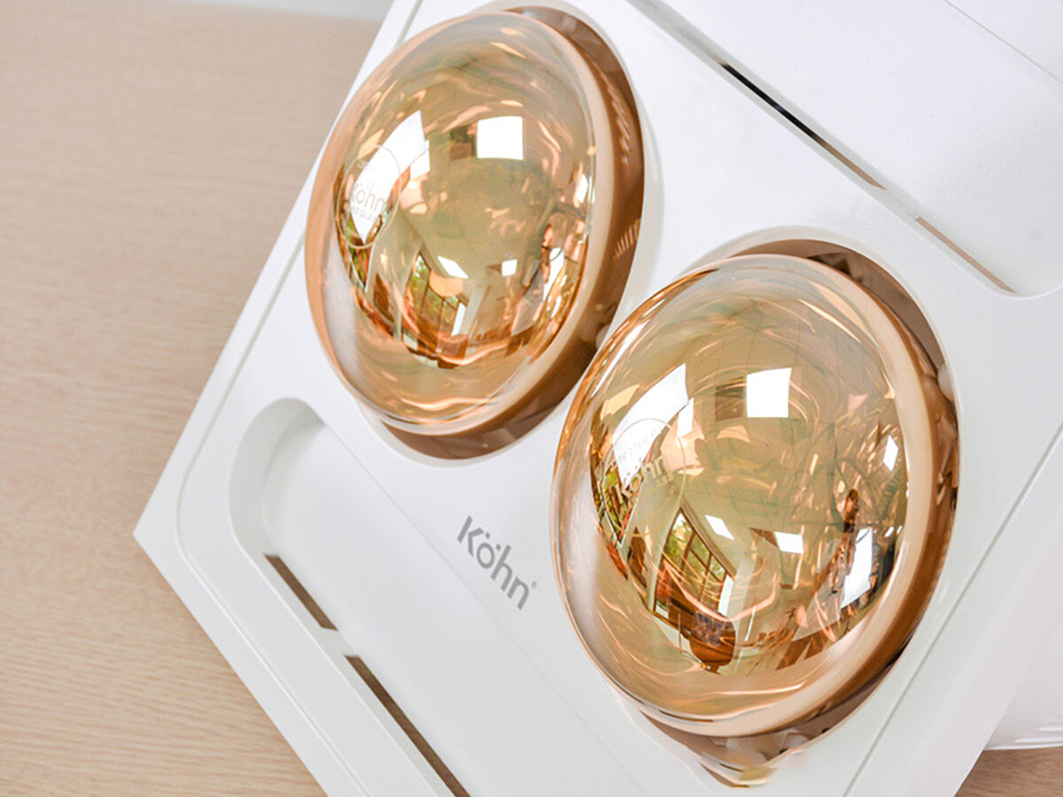Đèn sưởi KOHN BK03G BK03GR âm trần 2 bóng - Ảnh 8