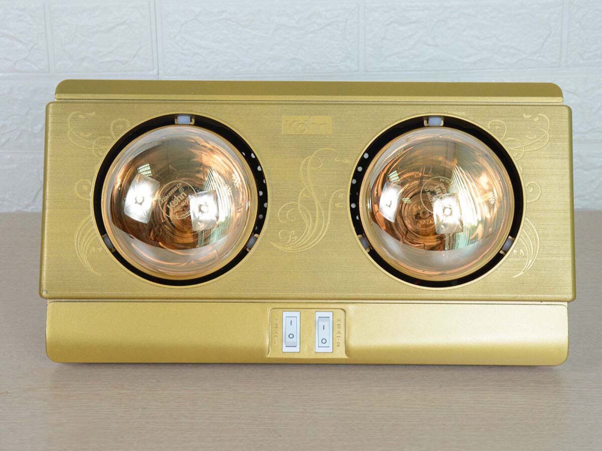 Đèn sưởi KOHN KP02G treo tường 2 bóng - Ảnh 4