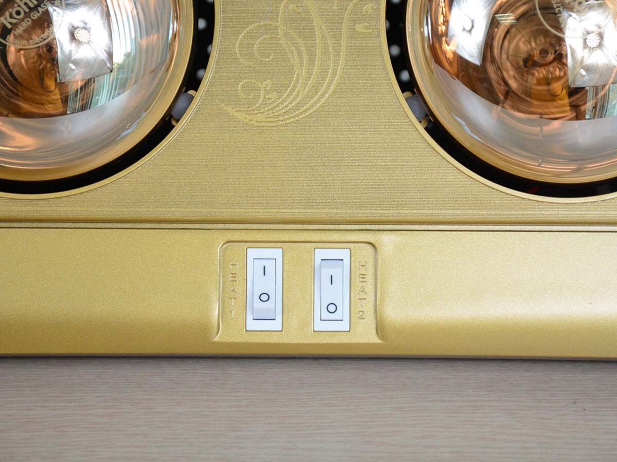 Đèn sưởi KOHN KP02G treo tường 2 bóng - Ảnh 5