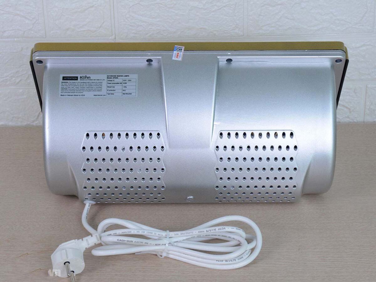 Đèn sưởi KOHN KP02G treo tường 2 bóng - Ảnh 7