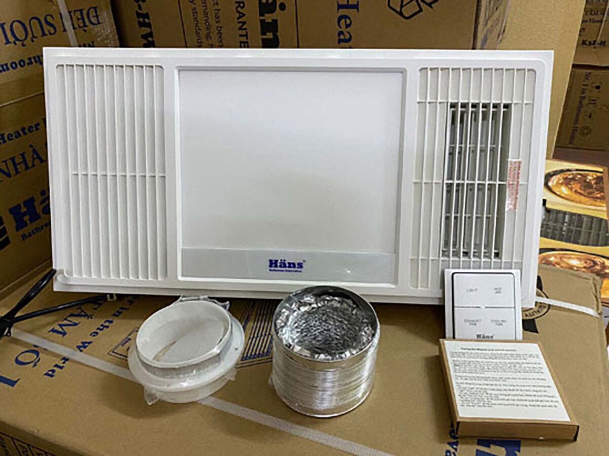 Quạt sưởi nhà tắm HANS HA2 đa năng - Ảnh 6