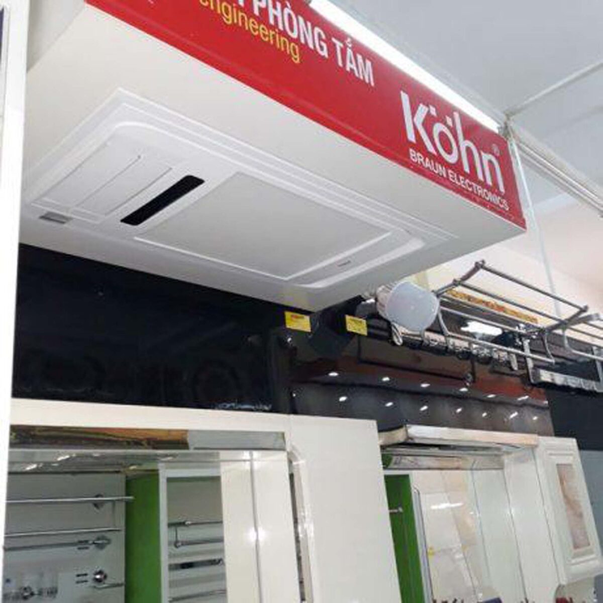 Quạt sưởi nhà tắm KOHN PT02G âm trần đa năng - Ảnh 9