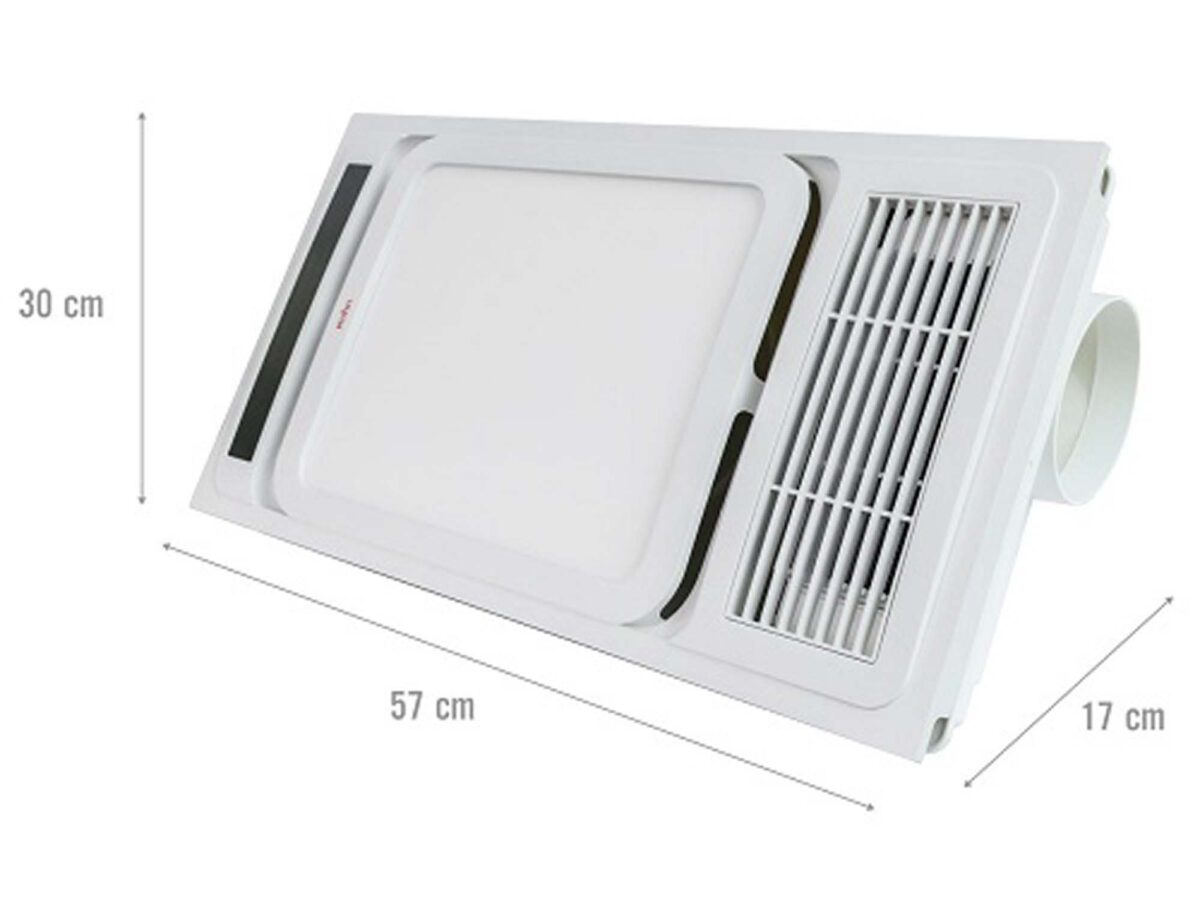 Quạt sưởi nhà tắm KOHN PT02G âm trần đa năng - Ảnh 2