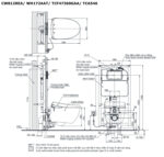 Bồn cầu thông minh TOTO CW812REA TCF47360GAA WH172AAT TCA546 MB171P#SS nắp rửa điện tử - Ảnh 2