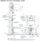 Bồn cầu thông minh TOTO CW822REA WH172AT TCF47360GAA TCA465 MB175M#SS nắp rửa điện tử - Ảnh 2