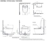 Bồn cầu thông minh TOTO CW878BA TCF76311GAA T53P100VR nắp rửa điện tử - Ảnh 2
