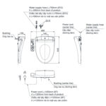 Nắp bồn cầu thông minh TOTO TCF33461GAA (W24) WASHLET S2 giấu dây - Ảnh 2