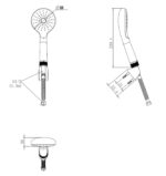 Tay sen tắm AMERICAN STANDARD WF-5263 1352630000 - Ảnh 2
