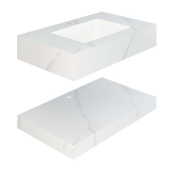 Bộ bàn đá lavabo VIGLACERA NY51-9GP01 2 tầng