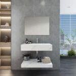 Bộ bàn đá lavabo VIGLACERA NY51-9GP01 2 tầng - Ảnh 4