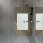 Bộ bàn đá lavabo VIGLACERA US10-9GP05 2 tầng - Ảnh 3