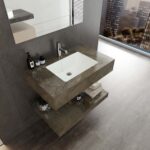 Bộ bàn đá lavabo VIGLACERA US10-9GP05 2 tầng - Ảnh 4