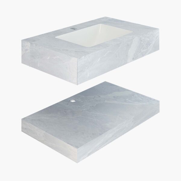 Bộ bàn đá lavabo VIGLACERA US8-9GP01 2 tầng