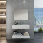 Bộ bàn đá lavabo VIGLACERA US8-9GP01 2 tầng - Ảnh 3