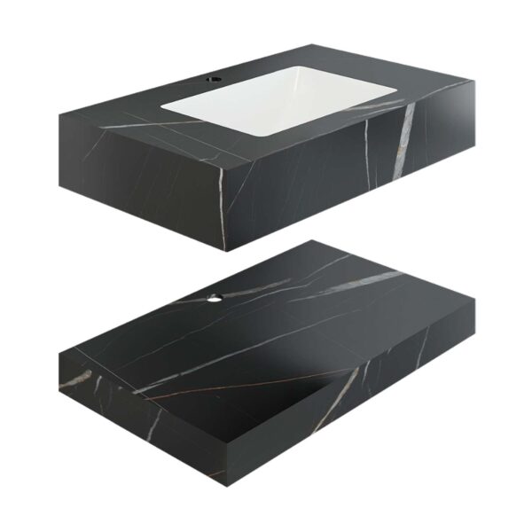Bộ bàn đá lavabo VIGLACERA VI11-9GP01 2 tầng