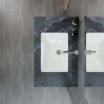 Bộ bàn đá lavabo VIGLACERA VI9-9GP03 2 tầng - Ảnh 3