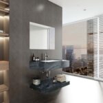 Bộ bàn đá lavabo VIGLACERA VI9-9GP03 2 tầng - Ảnh 4